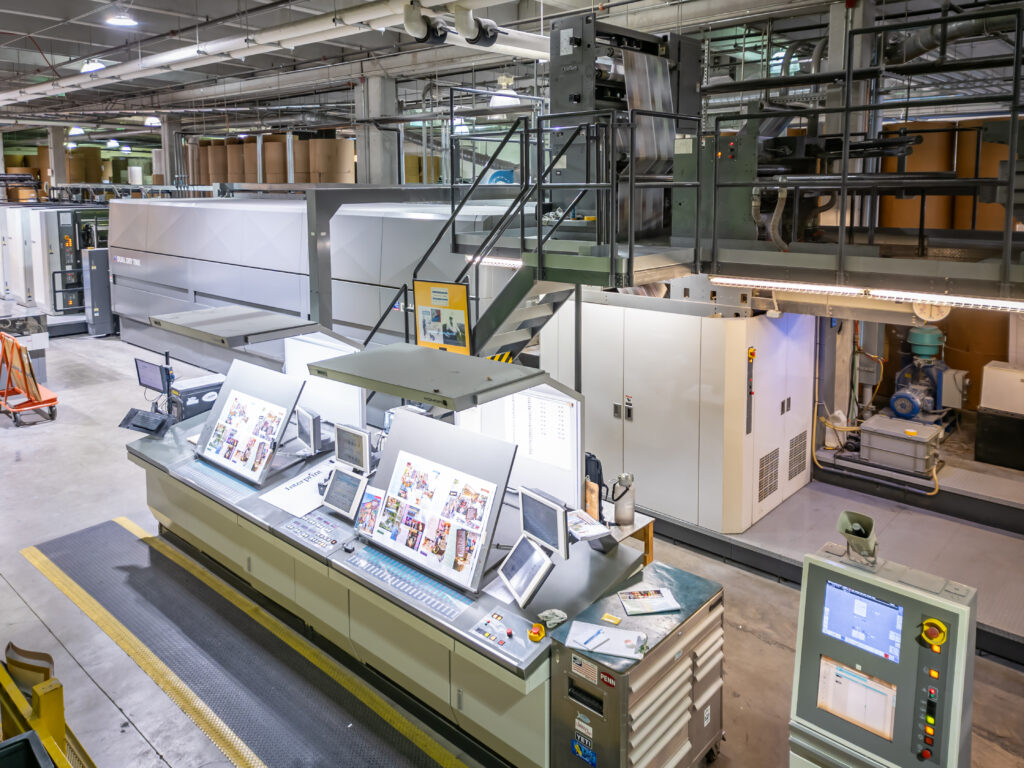 Komori web offset press at Solo Printing