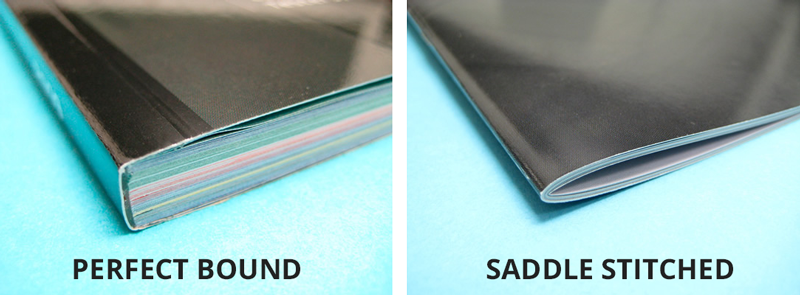 BOOK BINDING STYLES - Perfect Bound, PUR Bound And Saddle Stitched Book  Binding